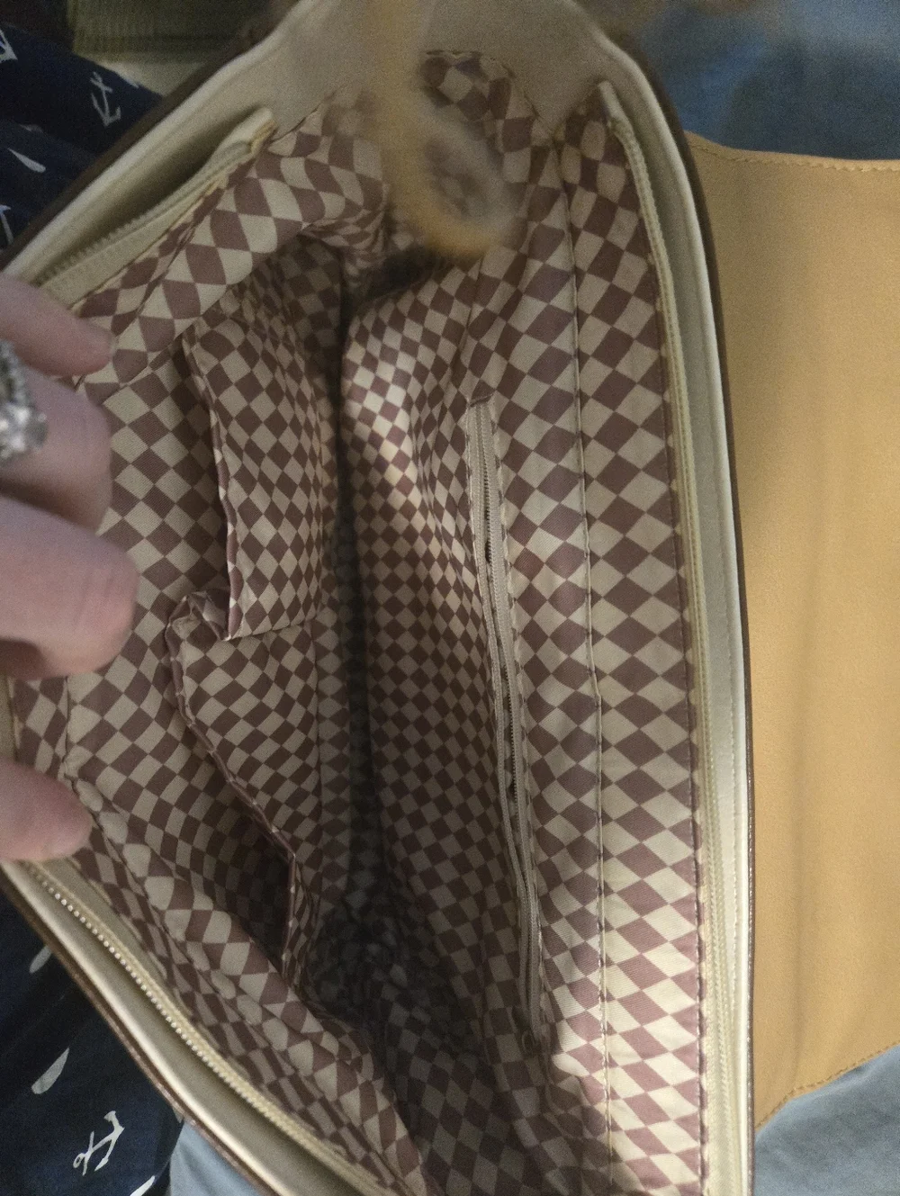 Tea Time Pleather School Bag - Picture 2 of 4